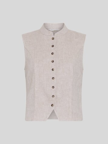 MSCH MSCHViana Ginia Waistcoat Sand Melange