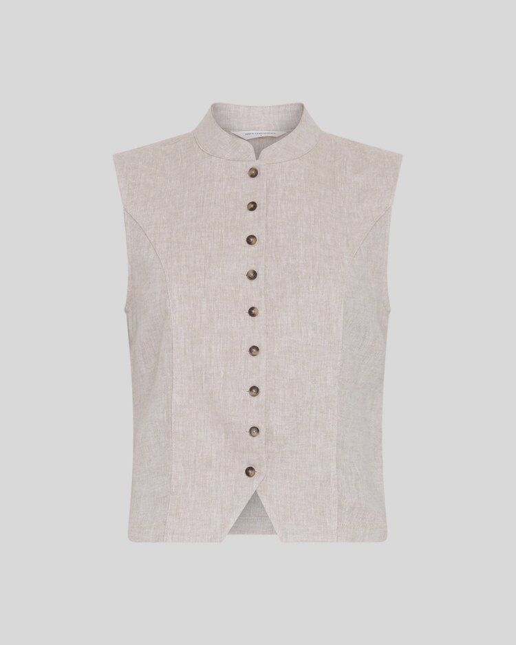 MSCH MSCHViana Ginia Waistcoat Sand Melange