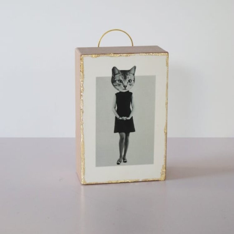 Studio The cube Vintage Block Cat woman