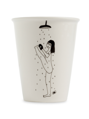 helen b Beker Yoga in the shower