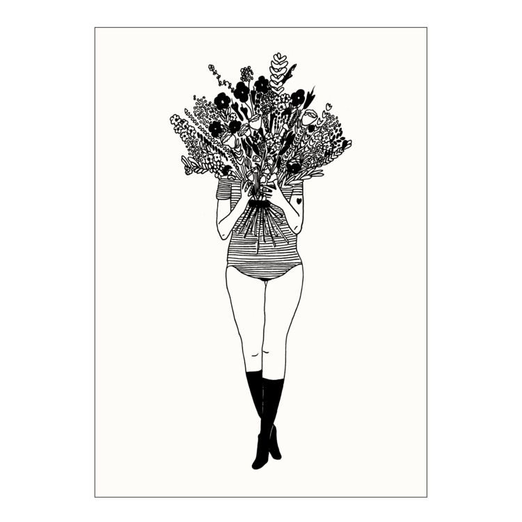 helen b Poster Flower girl A4