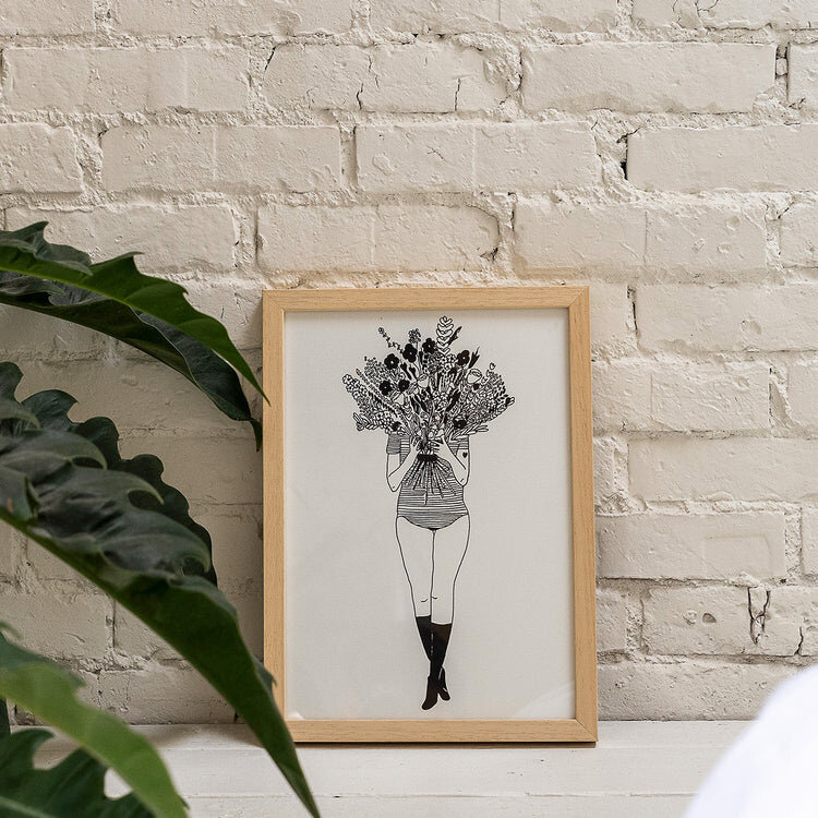 helen b Poster Flower girl A4