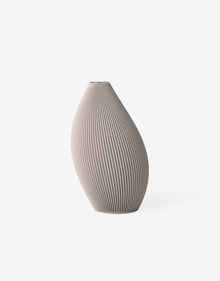Recozy Vase Bent 1 Pebble Taupe