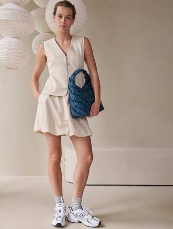 Another-Label Renee shirt s/l Sandshell