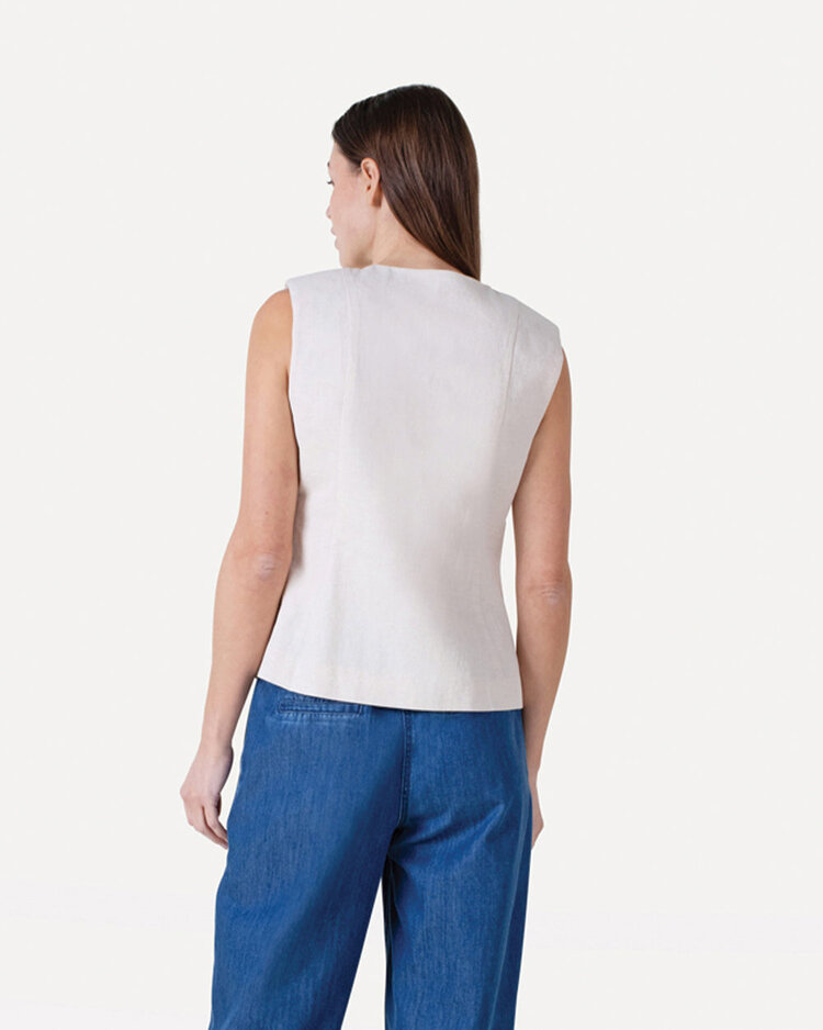 Another-Label Renee shirt s/l Sandshell