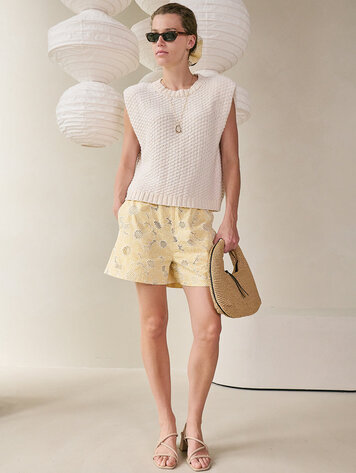 Another-Label Nicola knitted vest s/l Sandshell melee