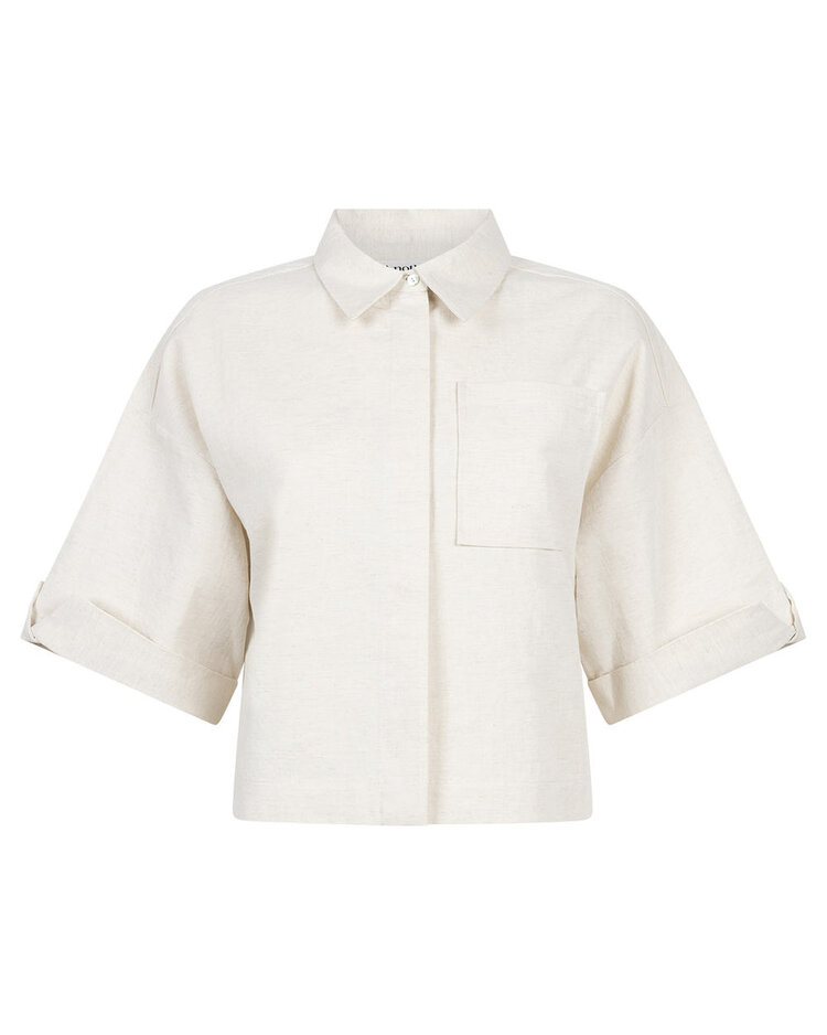 Another-Label Juul shirt s/s Sandshell