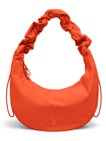GOT BAG Moon Bag Ruffle Hot Coral