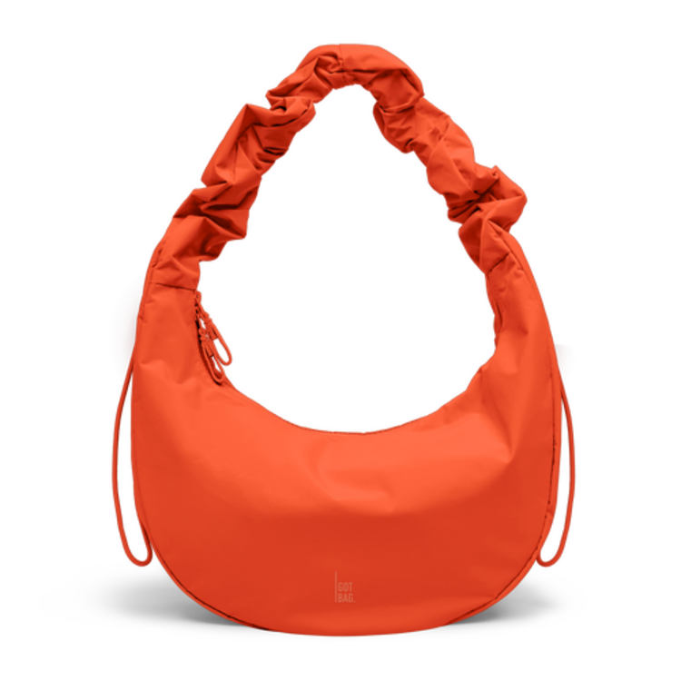 GOT BAG Moon Bag Ruffle Hot Coral
