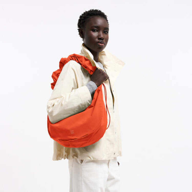 GOT BAG Moon Bag Ruffle Hot Coral