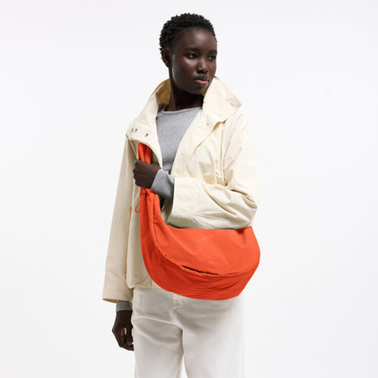 GOT BAG Moon Bag Ruffle Hot Coral