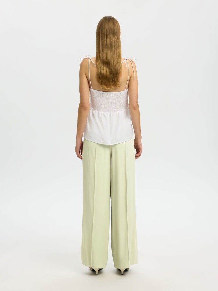 Selected SLFEXTRA WIDE ELLIE HW PANT Lint