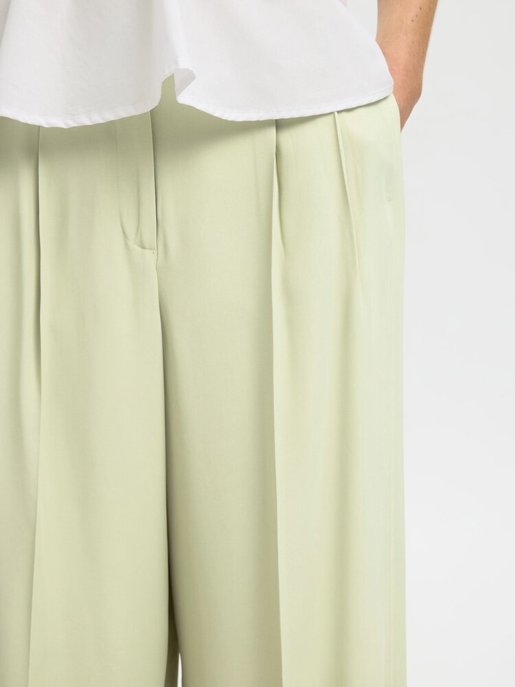 Selected SLFEXTRA WIDE ELLIE HW PANT Lint