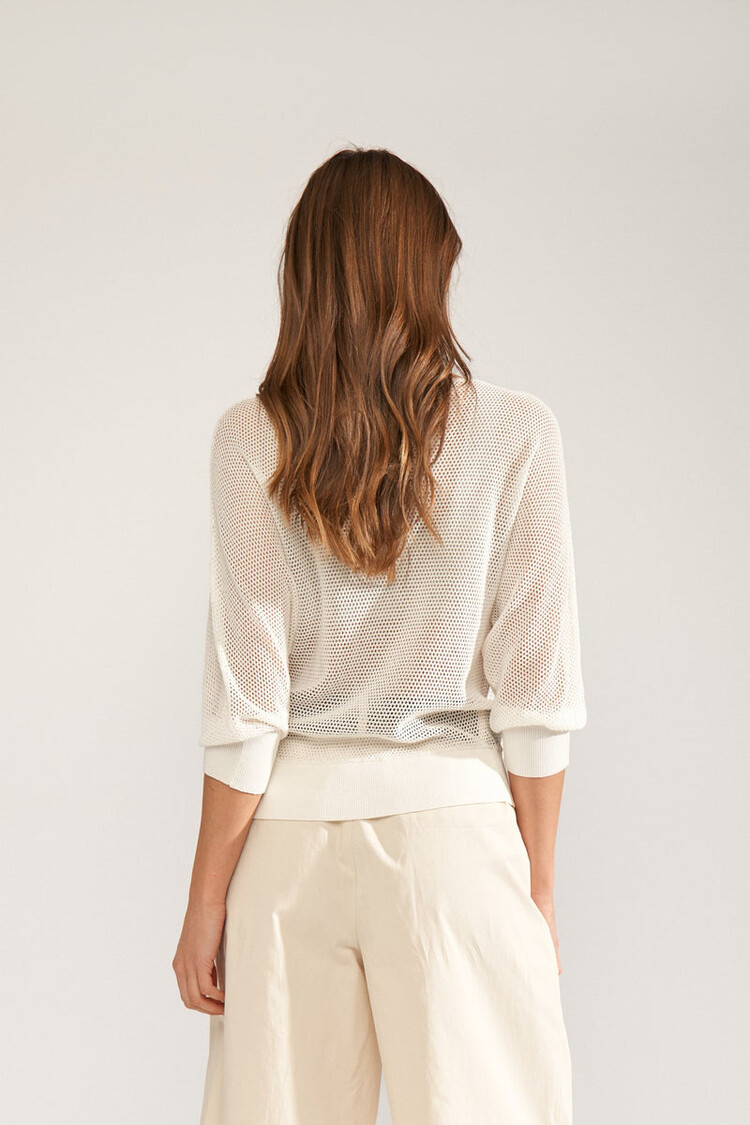 Nümph NUMONIS DAYA PULLOVER Cloud Dancer