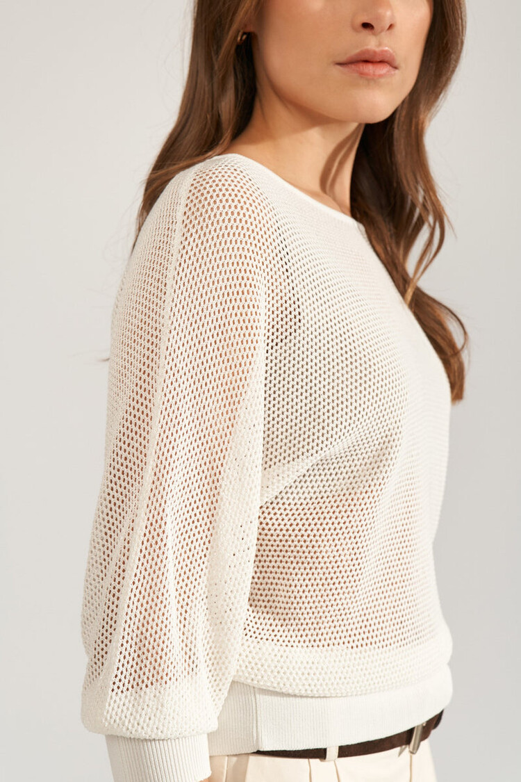 Nümph NUMONIS DAYA PULLOVER Cloud Dancer