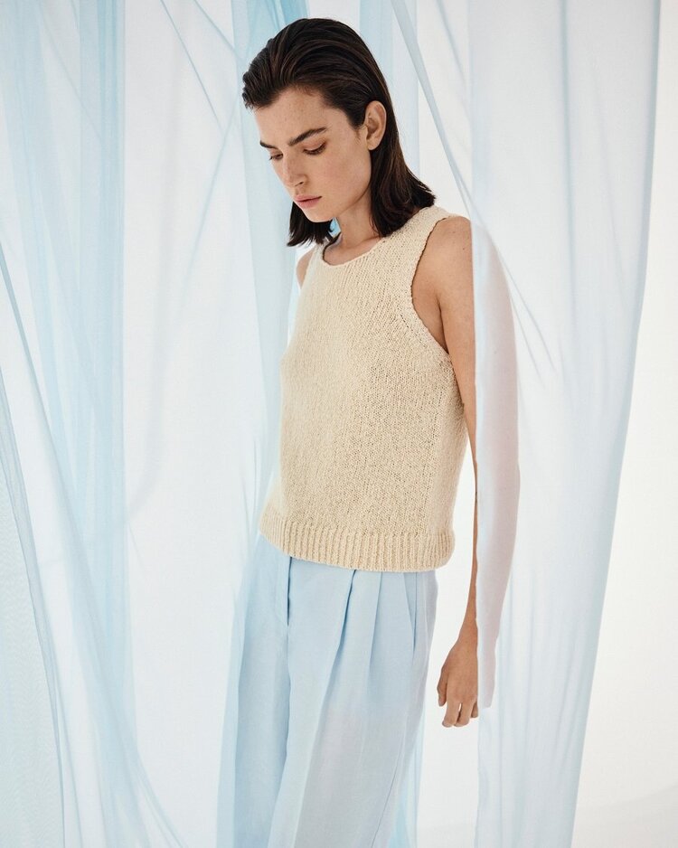 MSCH MSCHVivika Hannalie SL Top Bleached Sand
