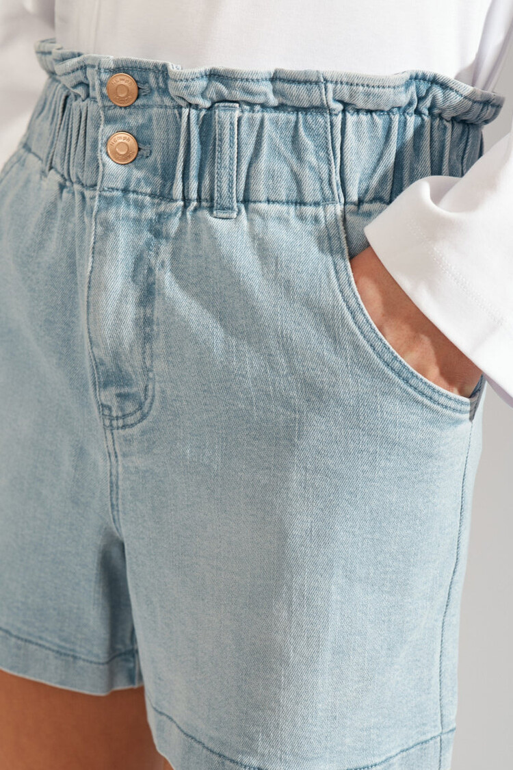 Nümph NULULU DENIM SHORTS Light Blue Denim