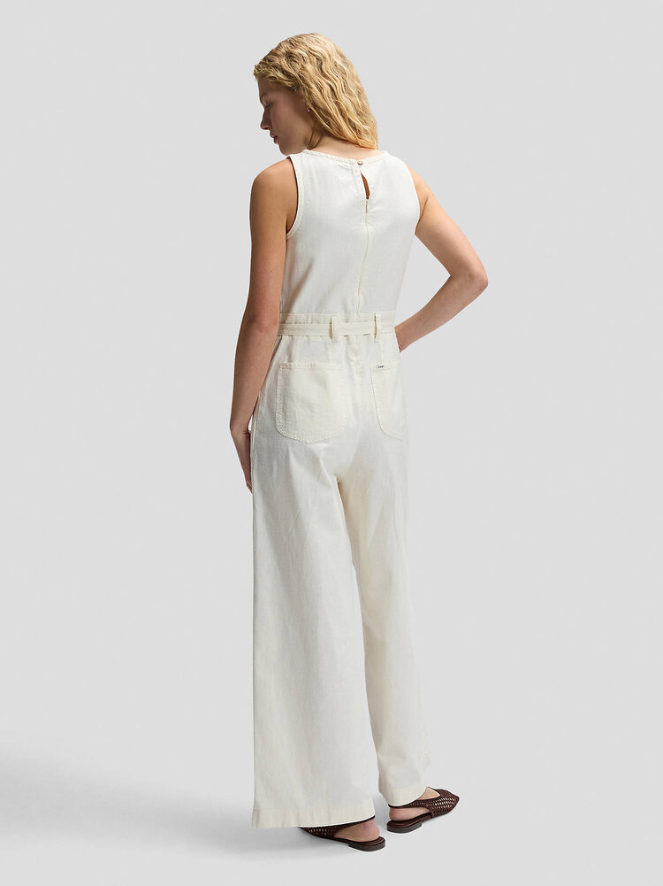 Lee BOATNECK JUMPSUIT NATURAL