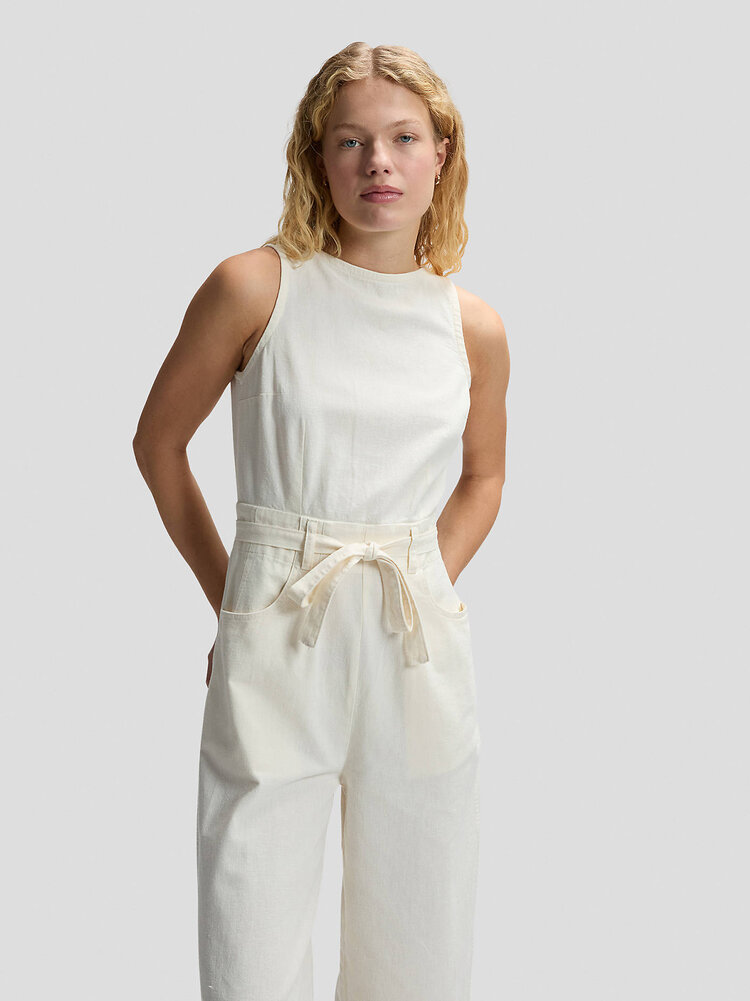 Lee BOATNECK JUMPSUIT NATURAL