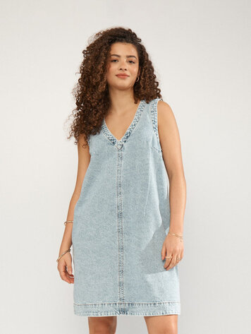 Nümph NUIRINA DRESS Light Blue Stonewash Denim