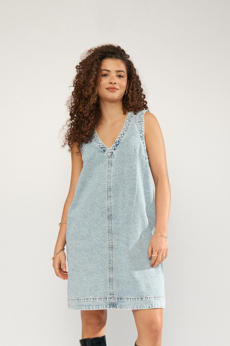 Nümph NUIRINA DRESS Light Blue Stonewash Denim