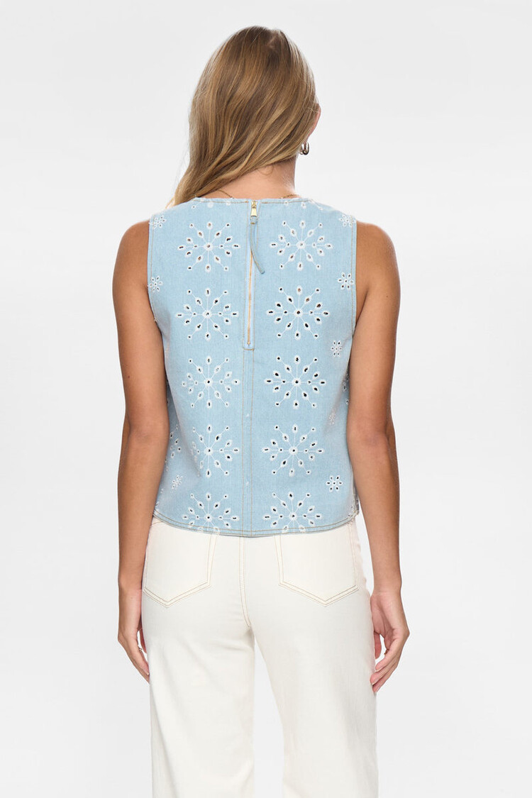 Nümph NUDELILAH TOP Light Blue Denim