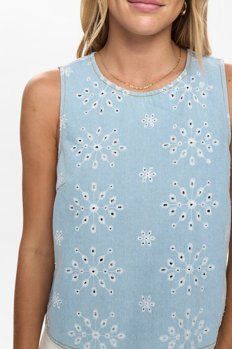 Nümph NUDELILAH TOP Light Blue Denim
