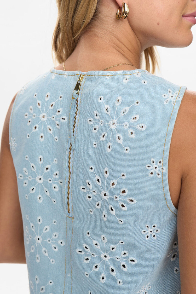 Nümph NUDELILAH TOP Light Blue Denim
