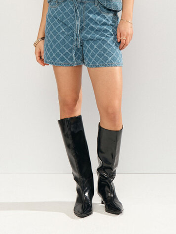 Nümph NUEMILIA SHORTS Medium Blue Denim