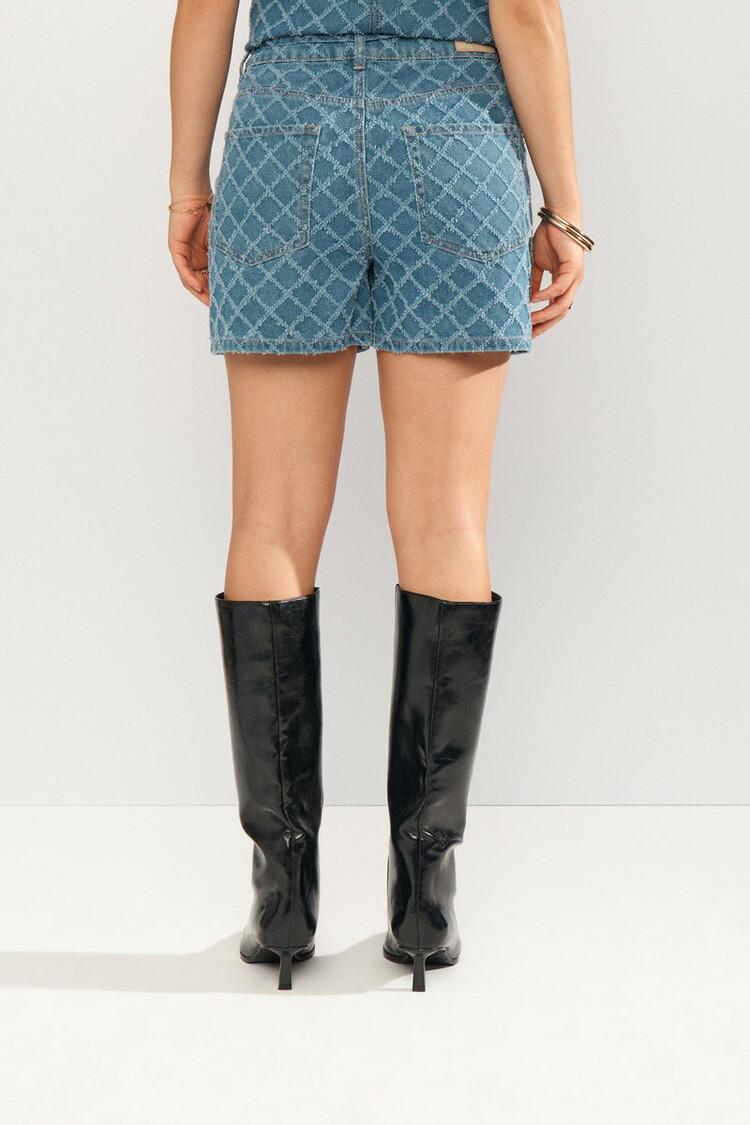 Nümph NUEMILIA SHORTS Medium Blue Denim