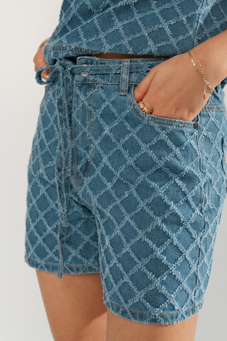 Nümph NUEMILIA SHORTS Medium Blue Denim