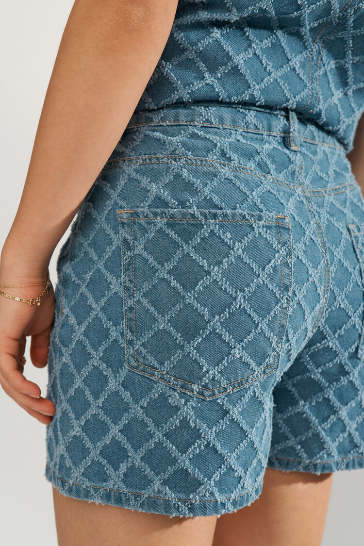 Nümph NUEMILIA SHORTS Medium Blue Denim