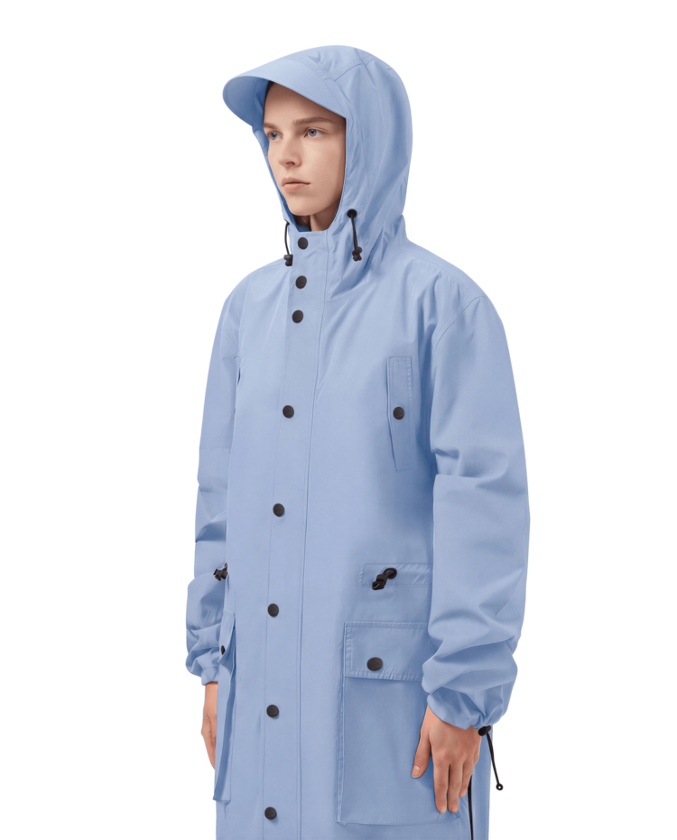 Maium Light Weight Parka Persian Blue