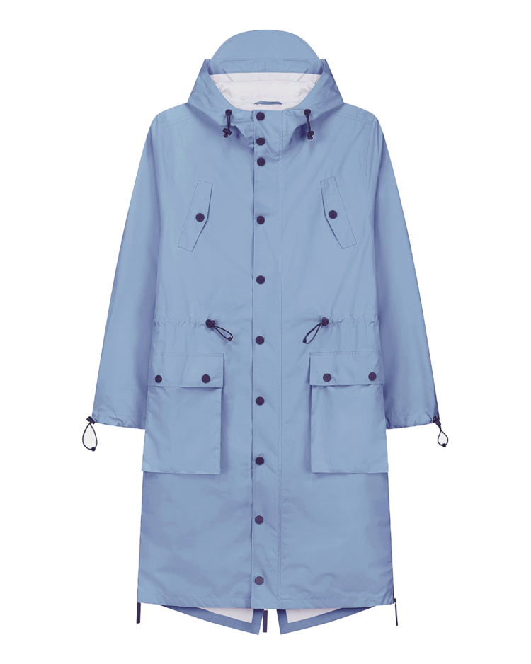 Maium Light Weight Parka Persian Blue