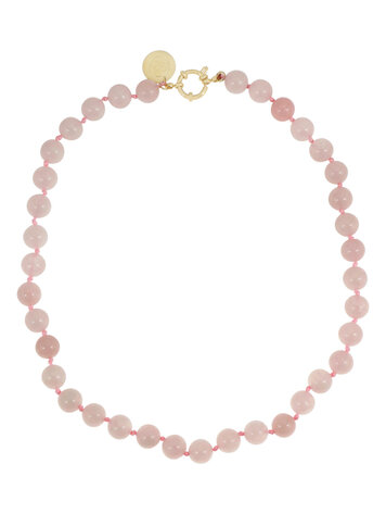 Ellen Beekmans Ketting Gemstone Licht Roze