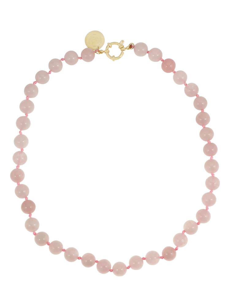 Ellen Beekmans Ketting Gemstone Licht Roze