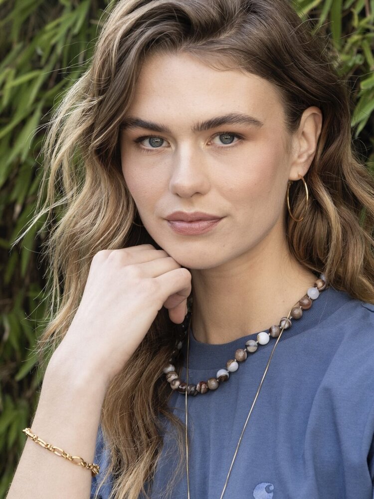 Ellen Beekmans Ketting Gemstone Agaat Melee