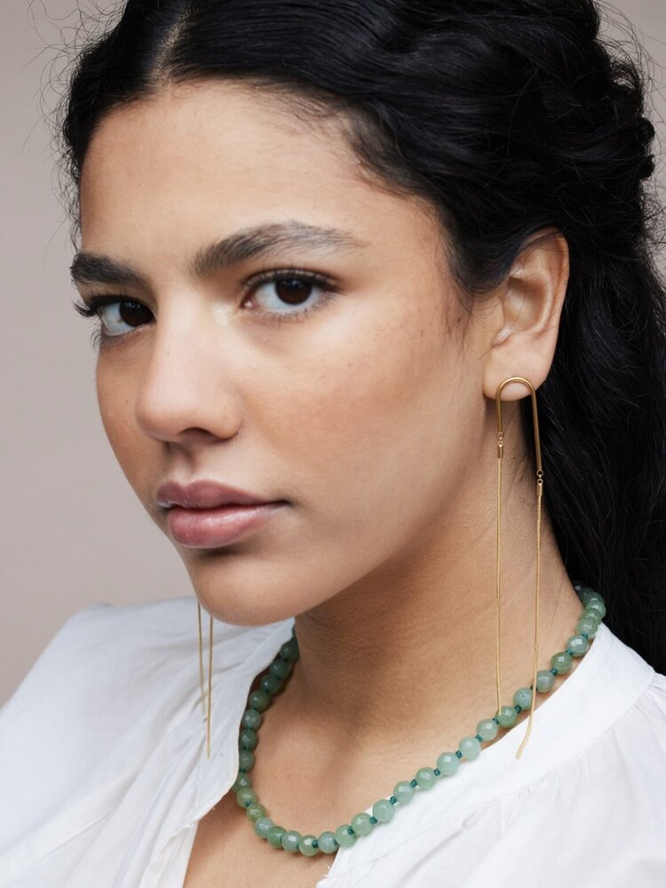 Ellen Beekmans Ketting Gemstone Aventurijn