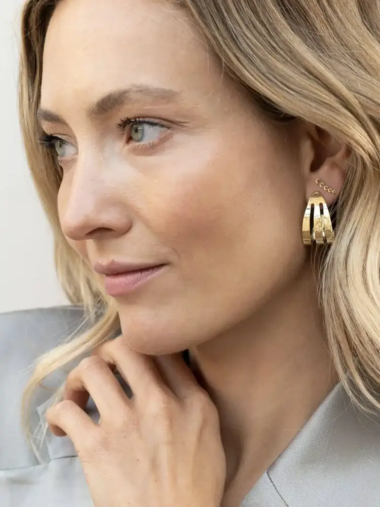 Ellen Beekmans Oorstekertjes 5 balletjes Goud