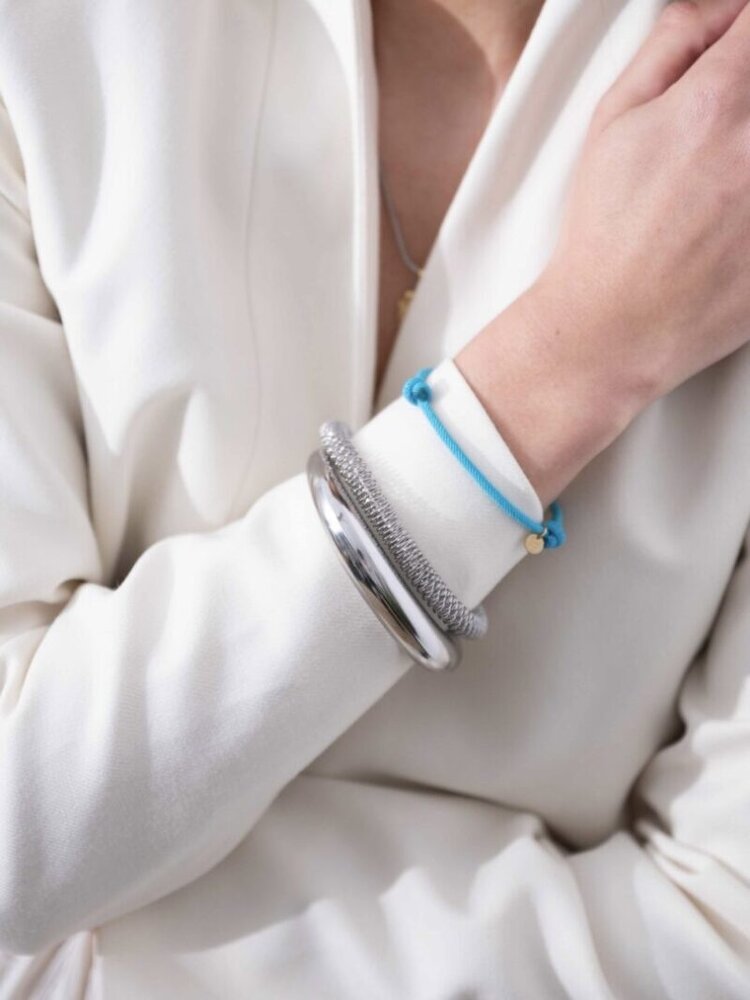Ellen Beekmans Bangle draad Zilver