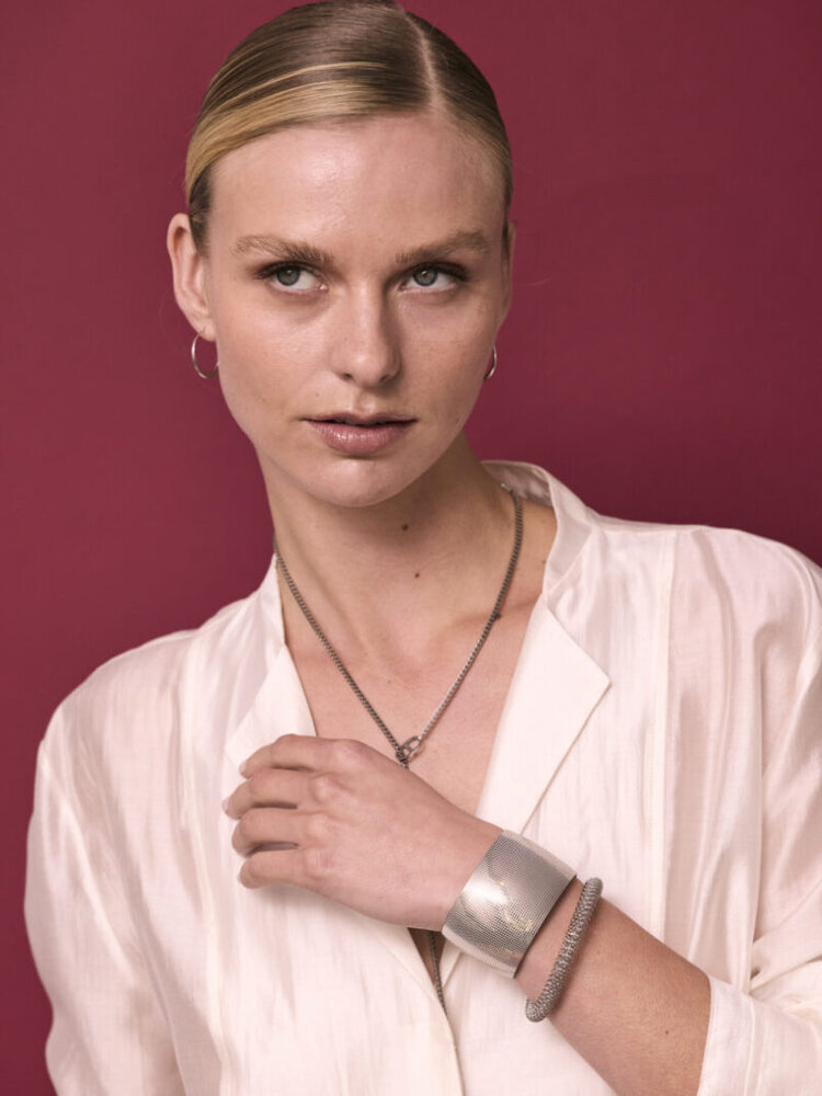 Ellen Beekmans Bangle draad Zilver