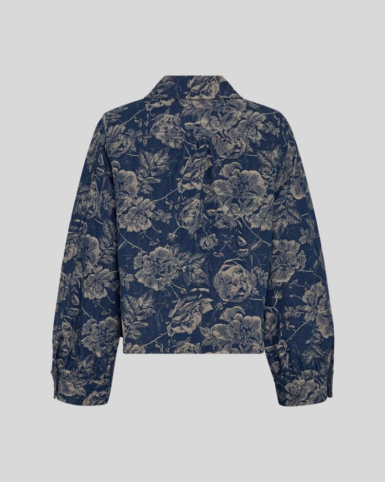 MSCH MSCHTita Shirt Mid Blue Flower