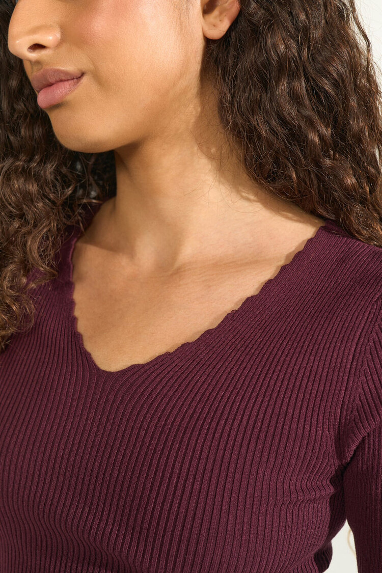 Nümph NUAYELET SS PULLOVER CROPPED Fig