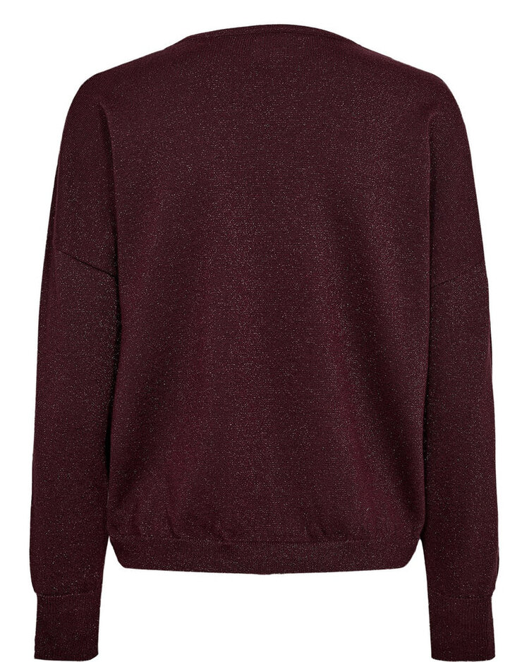 Nümph NUDAYLETTA LUREX V-NECK PULLOVER Fig