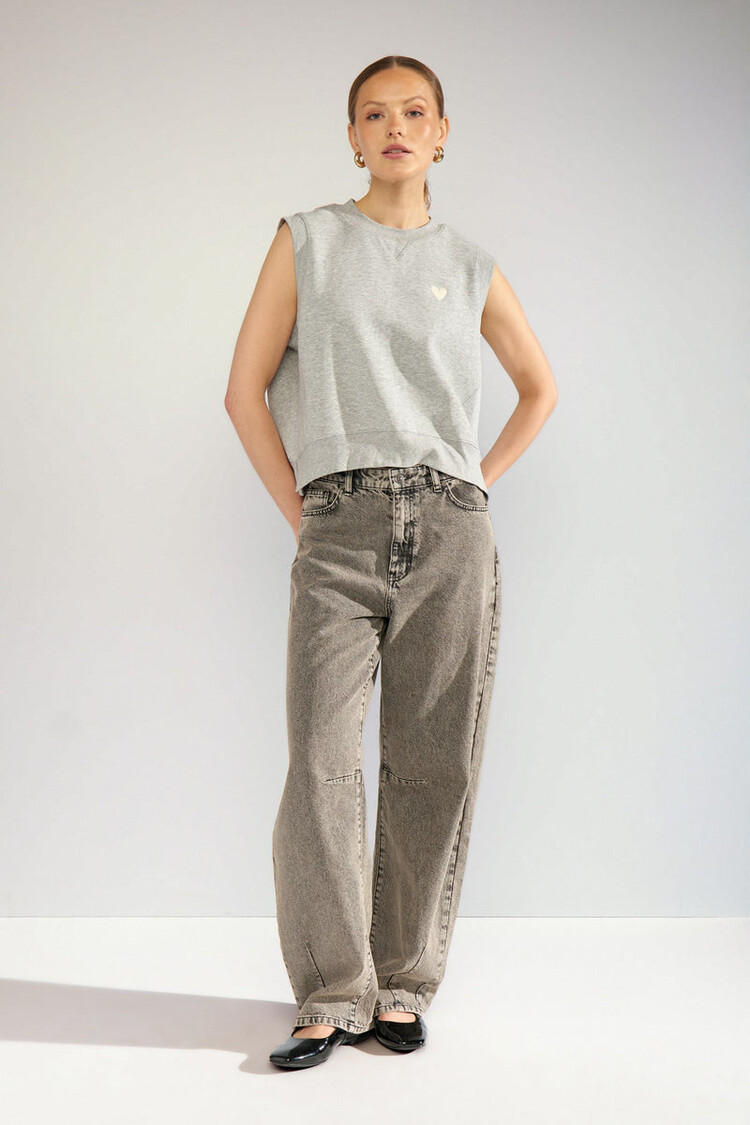 Nümph NUNATHALIE VEST Medium Grey melange