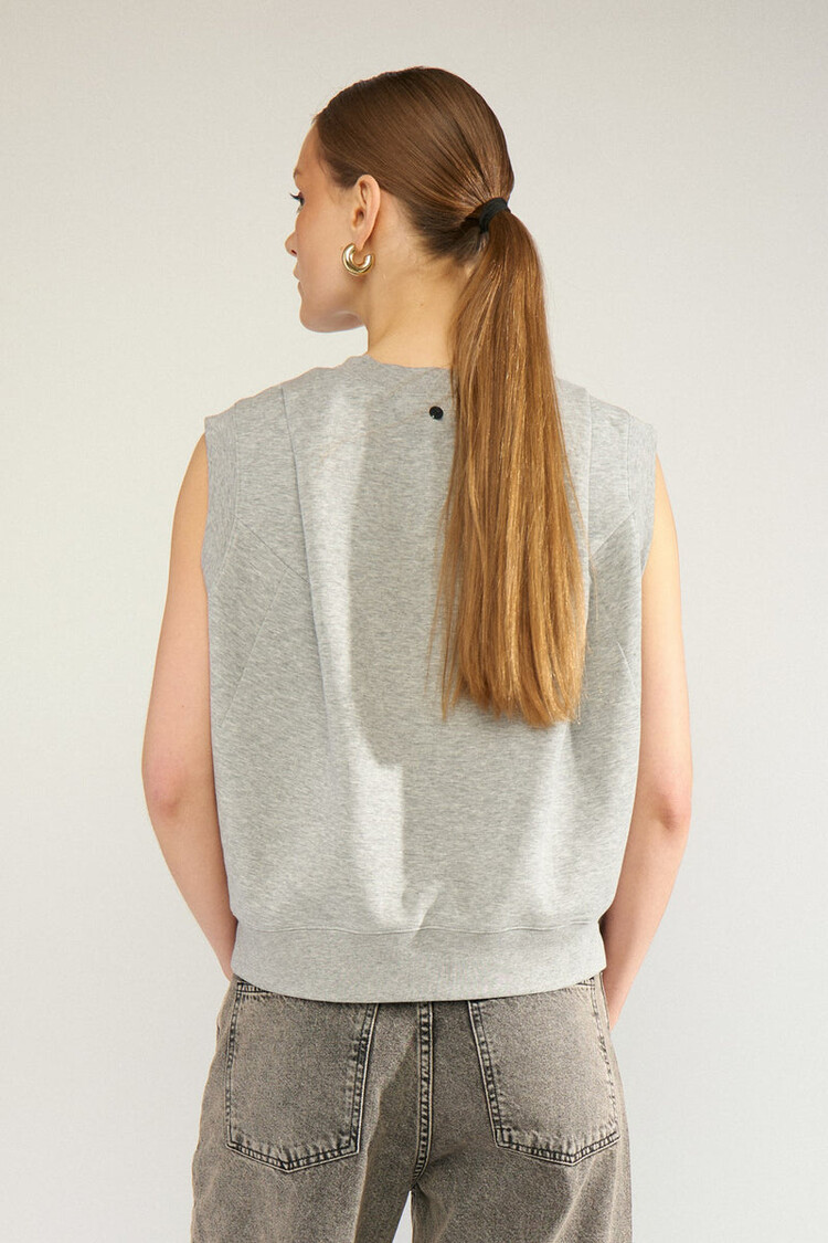 Nümph NUNATHALIE VEST Medium Grey melange