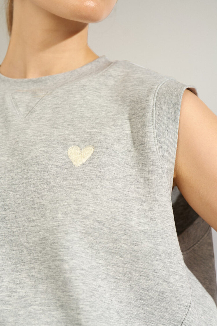 Nümph NUNATHALIE VEST Medium Grey melange