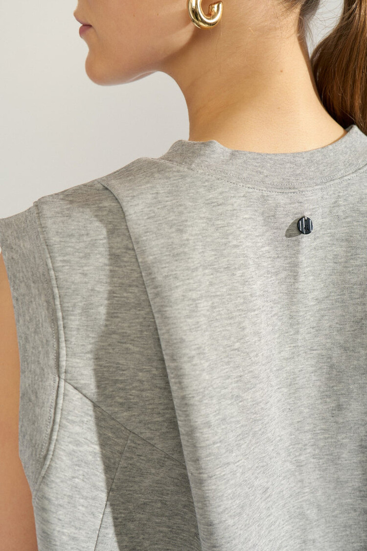 Nümph NUNATHALIE VEST Medium Grey melange