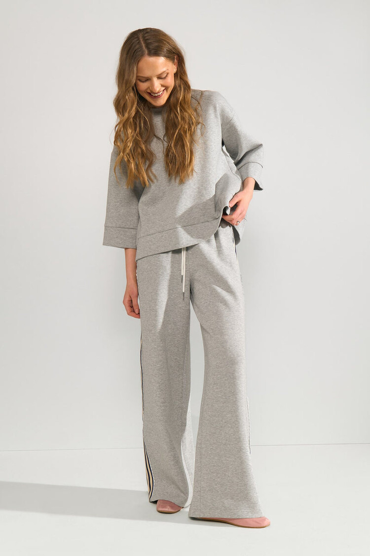 Nümph NUNATHALIE SWEAT Medium Grey Melange