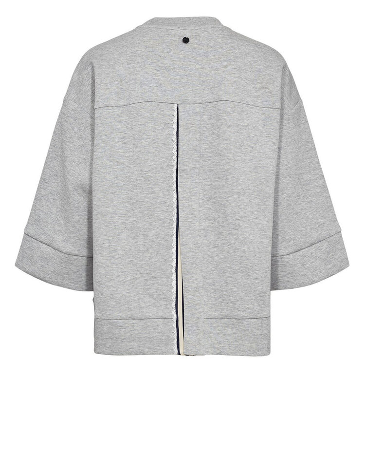 Nümph NUNATHALIE SWEAT Medium Grey Melange
